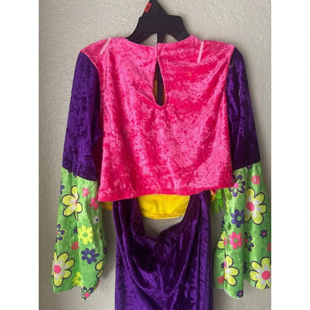 Hippie Dippie Girls Costume Childs‎ Medium (8-10)